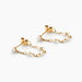 Boucles D'oreilles Pendantes Or Jaune Tiny Pearls Perle - Boucles d'oreilles pendantes Femme | Histoire d’Or