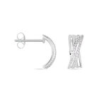 Boucles D'oreilles Puces Julianne Or Blanc Diamant - Clous d'oreilles Femme | Histoire d&rsquo;Or