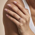 Bague Kurt Plaqu&eacute; Or Jaune Oxyde De Zirconium - Bagues solitaires Femme | Histoire d&rsquo;Or