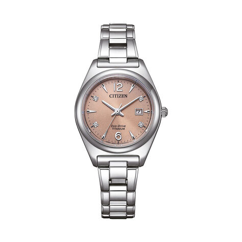 Montre Citizen Ladies Super Titanium Diamant P&ecirc;che - Montres Femme | Histoire d&rsquo;Or