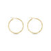 Créoles Siegfried Plaque Or Jaune - Boucles d'oreilles créoles Femme | Histoire d’Or