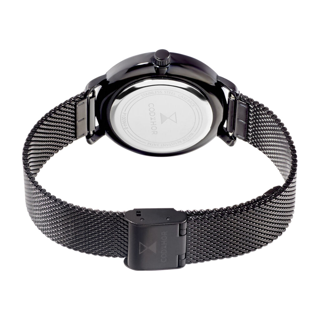 Montre Codhor Amele Noir - Montres Femme | Histoire d&rsquo;Or
