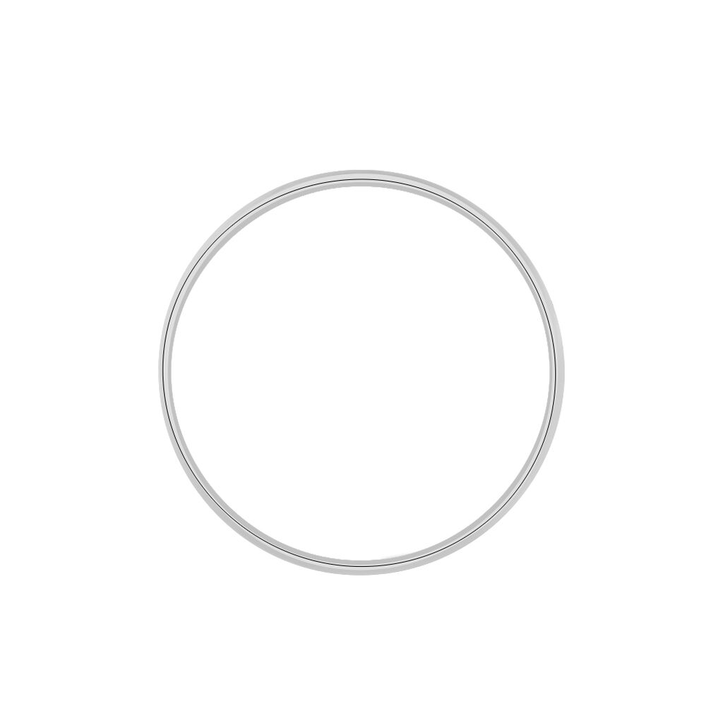 Alliance Celestyn Demi Jonc Classique Palladium Blanc - Alliances Famille | Histoire d’Or