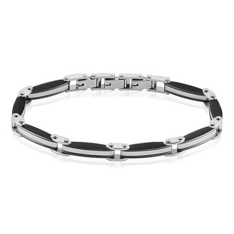 Bracelet Kevin Acier Blanc Oxyde De Zirconium - Bracelets Homme | Histoire d’Or