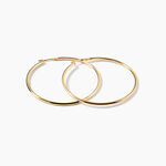 Cr&eacute;oles Verania Argent Dor&eacute; A L'Or 750/1000 - Boucles d'oreilles cr&eacute;oles Femme | Histoire d&rsquo;Or