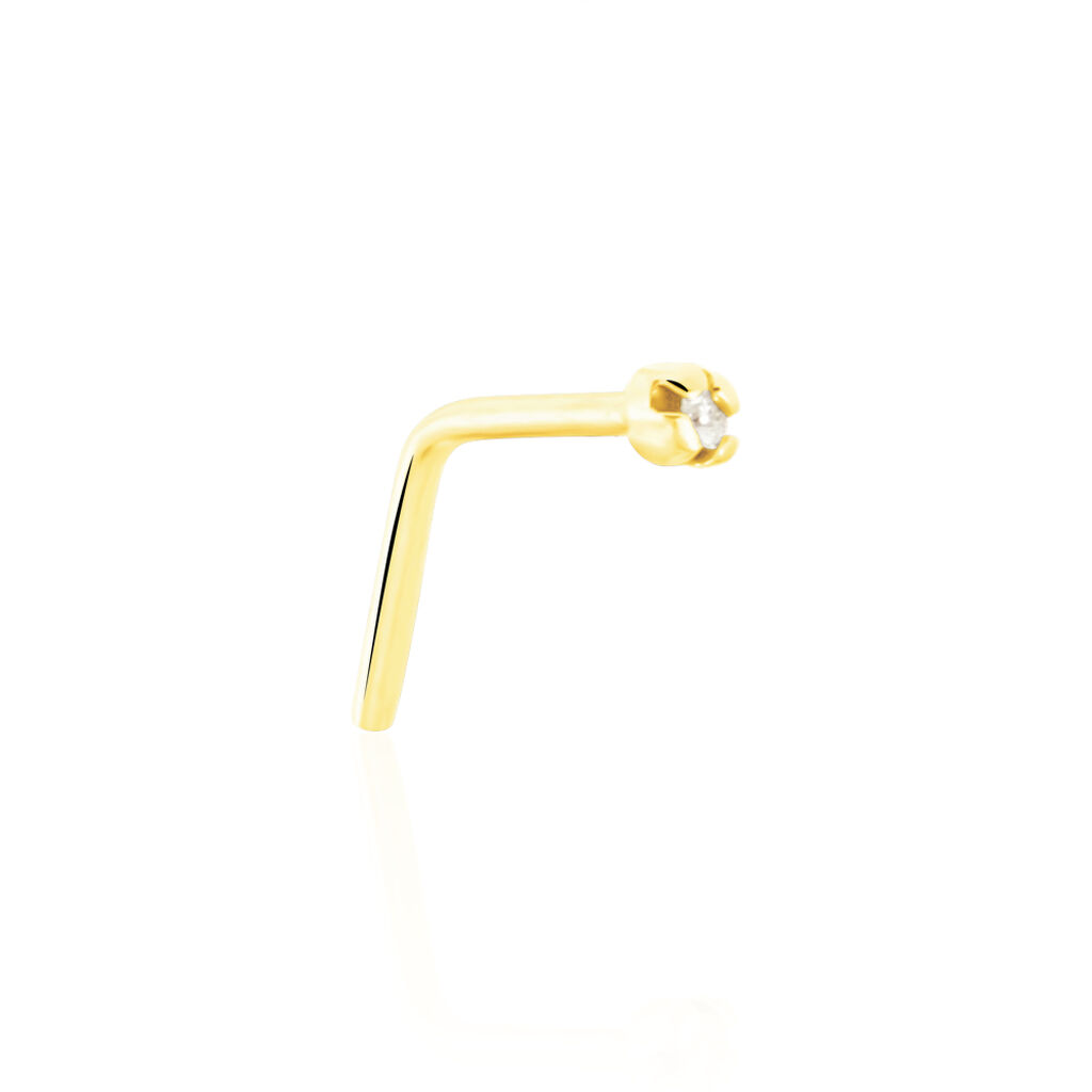 Piercing De Nez Demetrie Or Jaune Diamant B3ZFJDW0010 • Histoire d