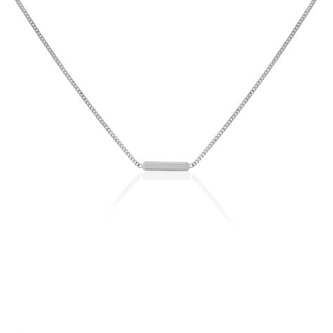 Collier Jordana Argent Blanc - Colliers fantaisie Femme | Histoire d&rsquo;Or