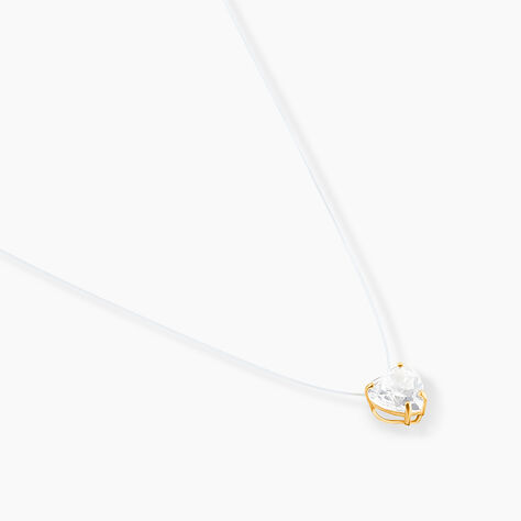 Collier Or Jaune Maiorga Oxyde De Zirconium - Colliers Femme | Histoire d’Or