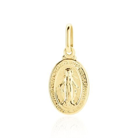 Pendentif Virgee Or Jaune - Pendentifs Communion Femme | Histoire d&rsquo;Or
