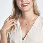 Pendentif Cory Plaqu&eacute; Or Jaune - Pendentifs Femme | Histoire d&rsquo;Or