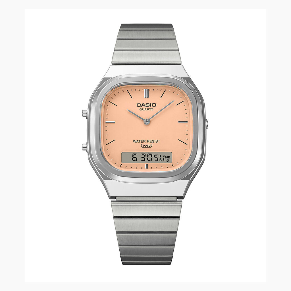 Montre Casio Collection Aq240 Orange - Montres Unisex | Histoire d&rsquo;Or