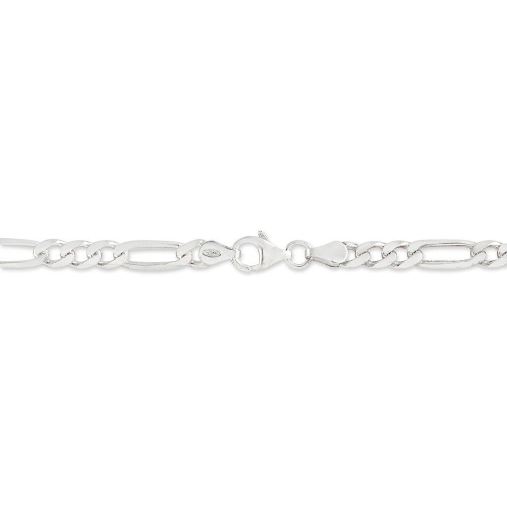 Collier Vivian Argent Blanc - Chaines Homme | Histoire d’Or