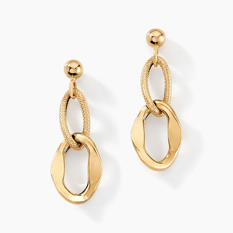 Boucles D'oreilles Pendantes Meallan Or Jaune - Boucles d'oreilles pendantes Femme | Histoire d’Or