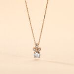 Collier Alicea Or Rose Diamant - Colliers Femme | Histoire d&rsquo;Or