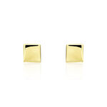 Boucles D'oreilles Puces Genovera Or Jaune - Clous d'oreilles Femme | Histoire d&rsquo;Or
