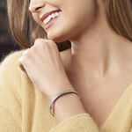 Bracelet Jonc Esmee Argent Blanc - Bracelets joncs Femme | Histoire d&rsquo;Or