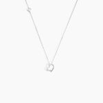 Collier Louise Or Blanc Diamant - Colliers Femme | Histoire d&rsquo;Or