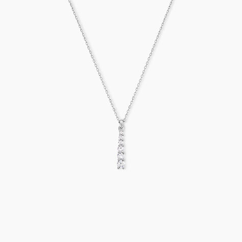 Collier Georas Or Blanc Oxyde - Colliers Femme | Histoire d&rsquo;Or