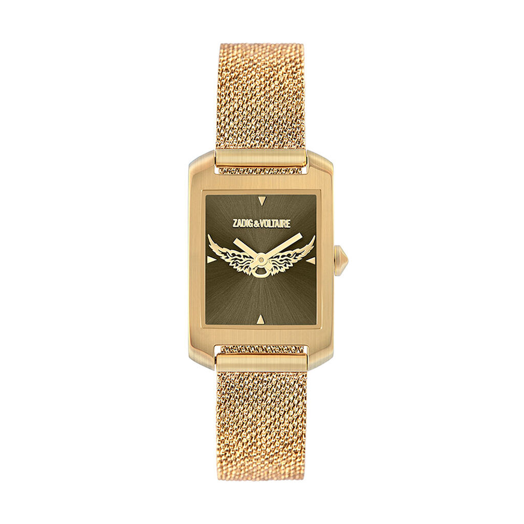 Montre Voltaire Kaki - Nouveautés Femme | Histoire d’Or