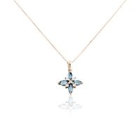 Collier Anabele Or Rose Topaze Oxyde