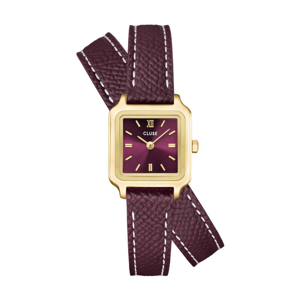 Montre Cluse Gracieuse Mini Bordeaux - Nouveautés Femme | Histoire d’Or
