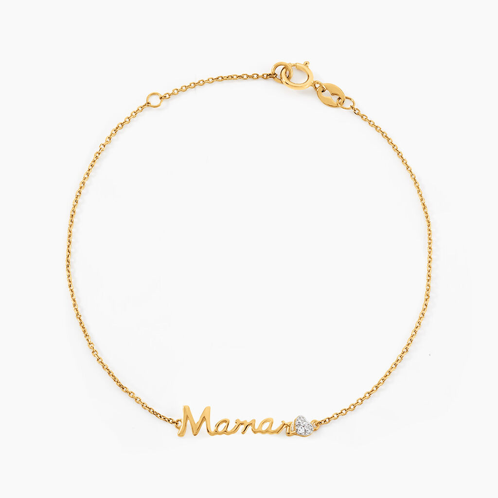 Bracelet Mihangel Or Jaune Diamant - Bracelets Femme | Histoire d’Or