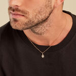 Pendentif Santos Or Jaune - Pendentifs Bapt&ecirc;me Famille | Histoire d&rsquo;Or