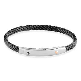 Bracelet Tortin Acier Bicolore - Bracelets Homme | Histoire d’Or