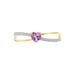 Bague Rory Or Jaune Amethyste - Bagues solitaires Femme | Histoire d’Or