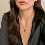 Collier Sibille Acier Jaune - Colliers fantaisie Femme | Histoire d&rsquo;Or