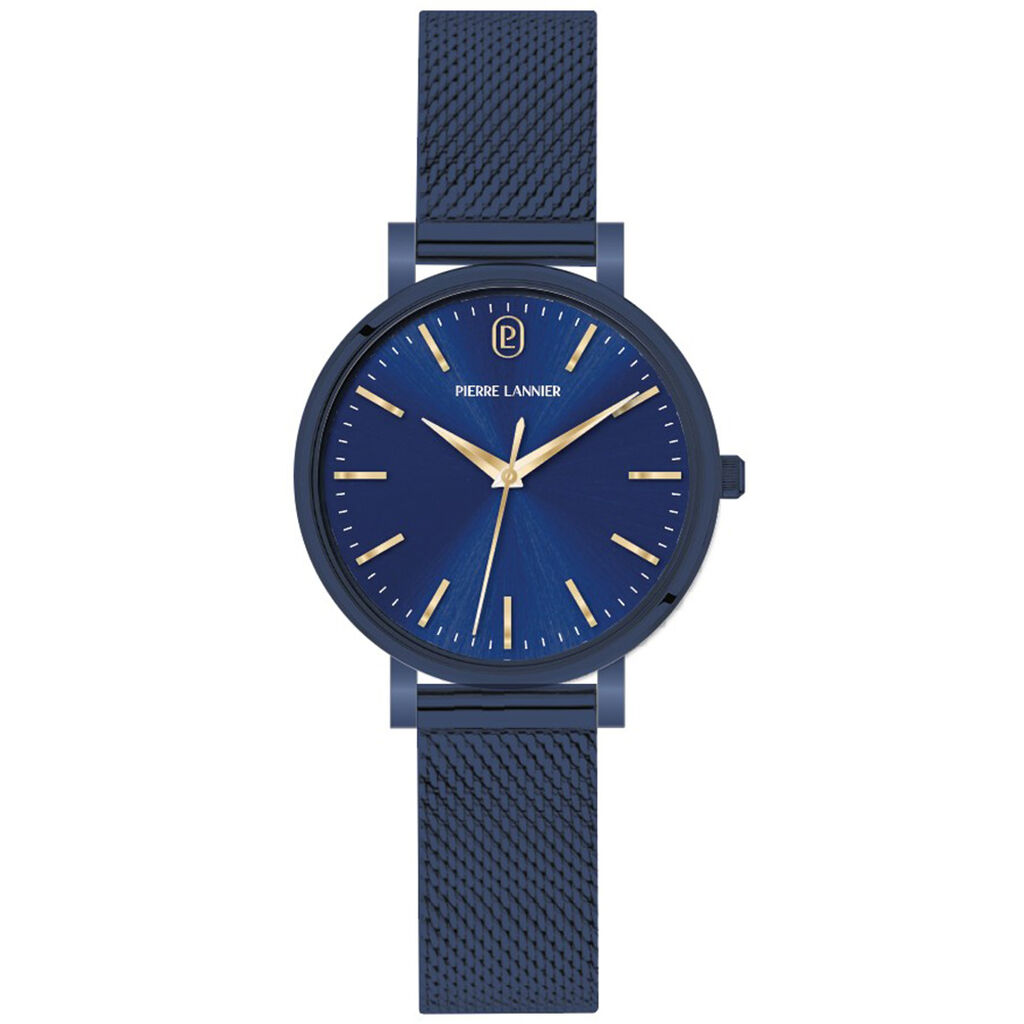 Montre Pierre Lannier Essential Bleu - Montres Femme | Histoire d&rsquo;Or