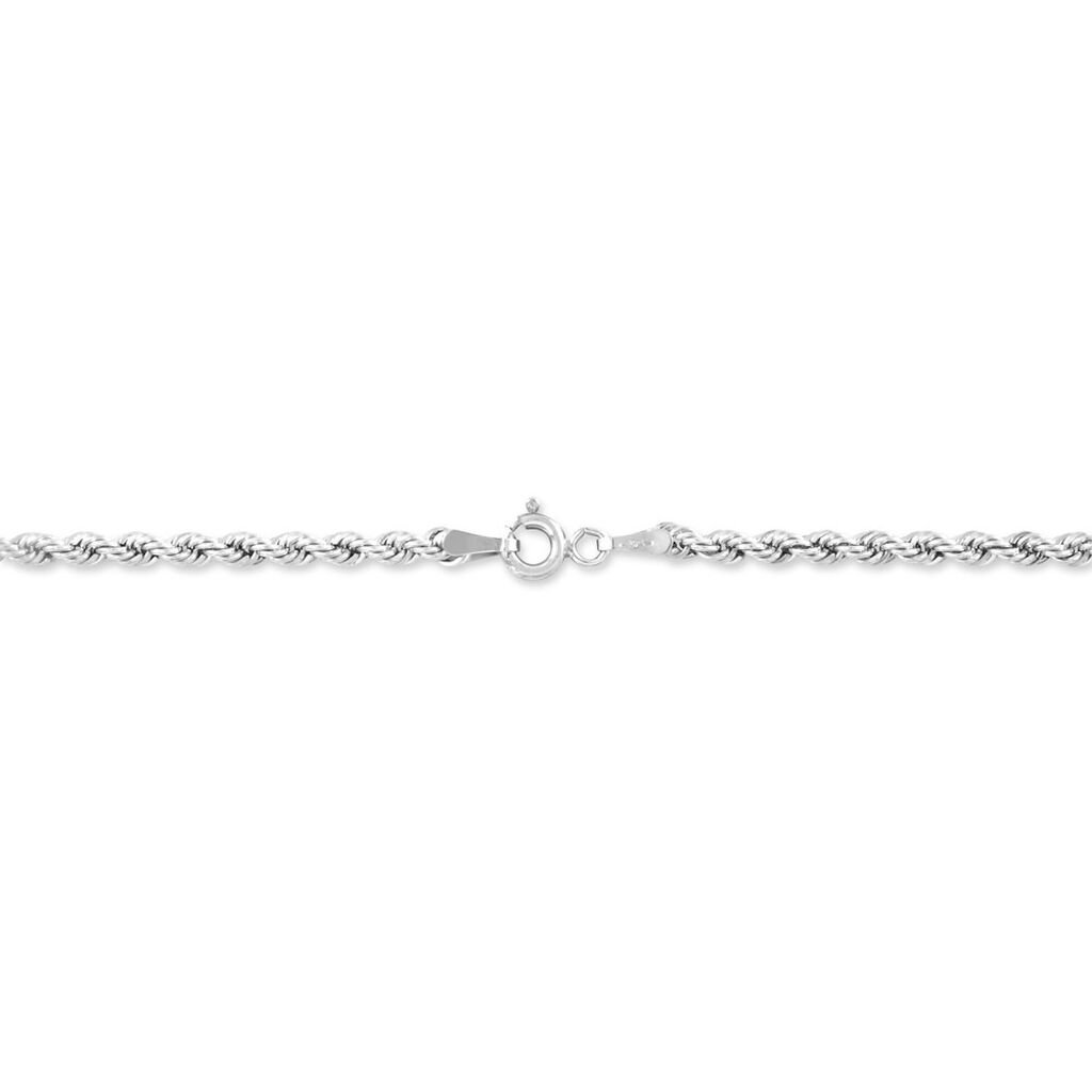 Collier Jerry Maille Corde Or Blanc - Chaines Femme | Histoire d&rsquo;Or