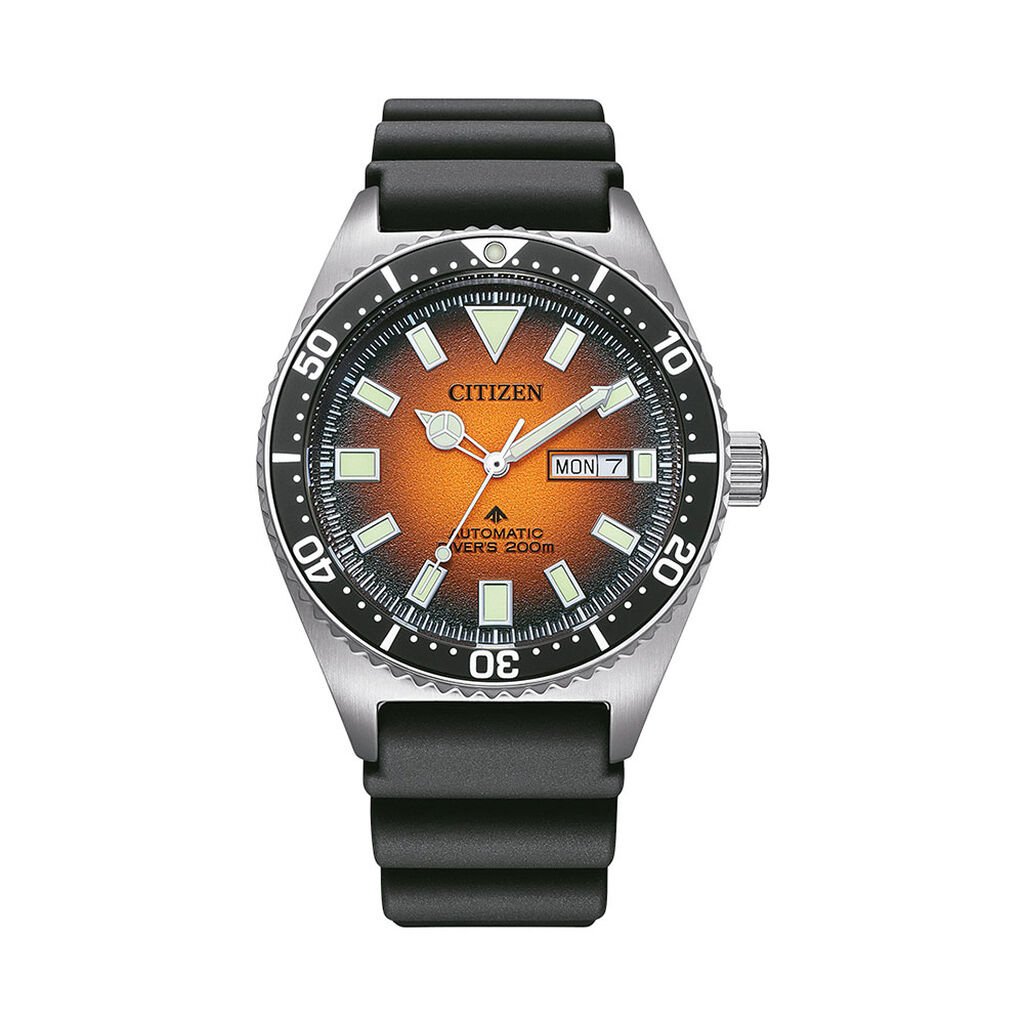 Montre Citizen Promaster Marine Auto Orange - Montres  | Histoire d’Or