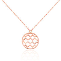 Collier Nevenka Acier Rose