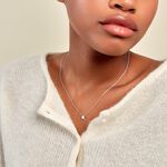 Collier Taona Argent Blanc Oxyde De Zirconium - Colliers fantaisie Femme | Histoire d&rsquo;Or