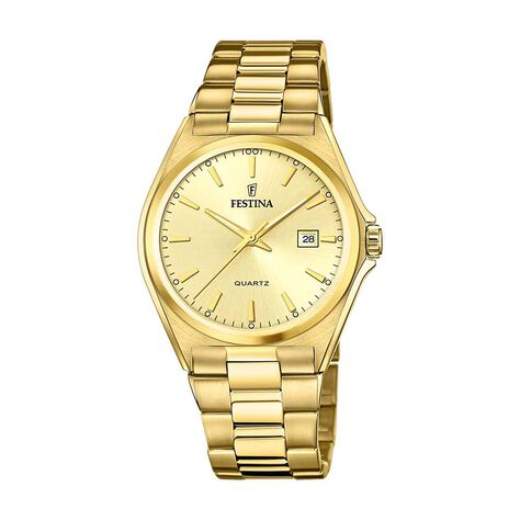 Montre Festina Classics Dor&eacute; - Montres Homme | Histoire d&rsquo;Or