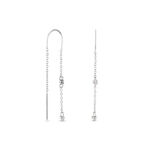 Boucles D'oreilles Pendantes Garsha Argent Blanc Oxyde De Zirconium - Boucles d'oreilles fantaisie Femme | Histoire d&rsquo;Or