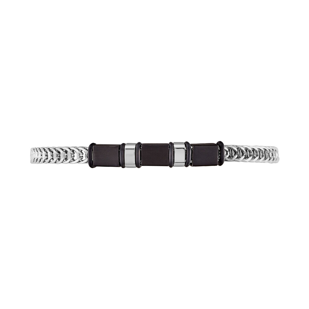 Bracelet Leonard Acier Bicolore - Bracelets Homme | Histoire d’Or