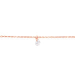 Bracelet Constantin Argent Rose Oxyde De Zirconium - Bracelets Femme | Histoire d&rsquo;Or