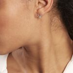 Boucles D'oreilles Puces Joy Or Blanc Diamant - Clous d'oreilles Femme | Histoire d&rsquo;Or