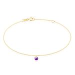 Bracelet Les Audacieuses Or Jaune Am&eacute;thyste - Bracelets Femme | Histoire d&rsquo;Or