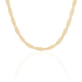 Collier Anaiz Argent Bicolore - Chaines Femme | Histoire d’Or