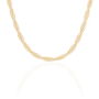 Collier Anaiz Argent Bicolore