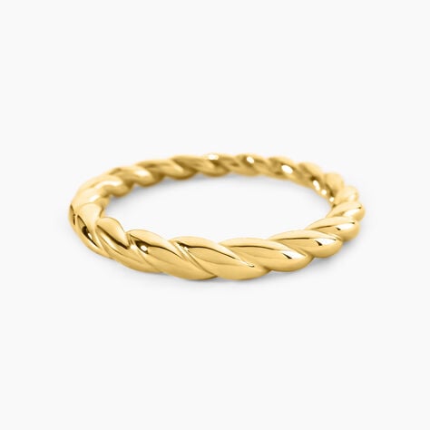 Bague Bertilie Acier Jaune - Bagues fantaisie Femme | Histoire d&rsquo;Or