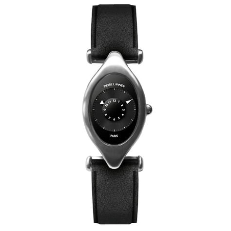 Montre Pierre Lannier Ovni Noir - Montres Femme | Histoire d&rsquo;Or