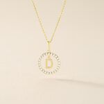 Pendentif Gabe Or Jaune Oxyde De Zirconium - Pendentifs Femme | Histoire d&rsquo;Or