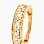Bague 1986 Or Jaune Diamant - Bagues avec pierre Femme | Histoire d&rsquo;Or