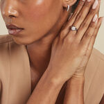 Bague Declaration Argent Blanc Oxyde De Zirconium - Bagues avec pierre Femme | Histoire d&rsquo;Or