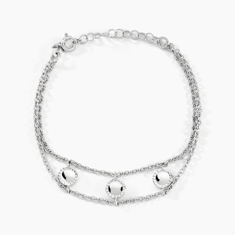 Bracelet Sixties Argent Blanc - Bracelets Femme | Histoire d’Or
