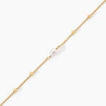 Bracelet Pearly Argent Dor&eacute; A L'Or 750/1000 Perle De Culture - Bracelets  | Histoire d&rsquo;Or